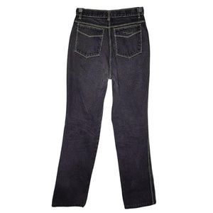 vintage faded black high rise jeans